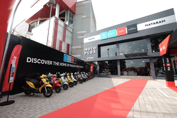 Dealer Motoplex baru Piaggio Indonesia di kota Mataram Nusa Tenggara Barat