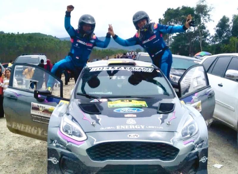Anggap persaingan super ketat dan sebagai new comer, Dypo Fitra dan Edwin Nasution targetkan 5 besar di Kejurnas Sprint Rally 2023 rd 5 Malang. ( Foto : dok delta garage)