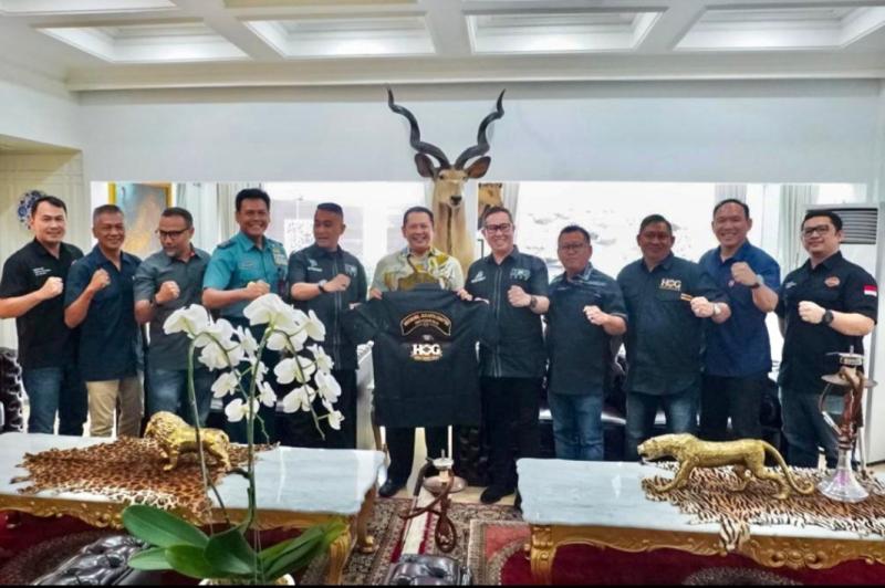Bamsoet bersama calon pengurus Harley Owners Group Indomobil Jakarta Chapter, akan dilaunching 25 November 2023