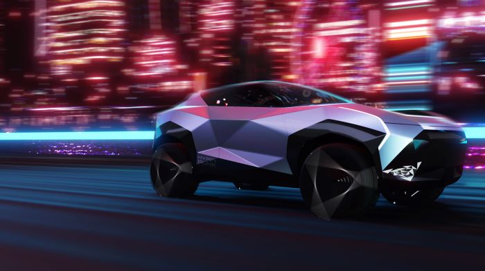 Mobil Nissan Hyper Punk yang menjadi mobil masa depan