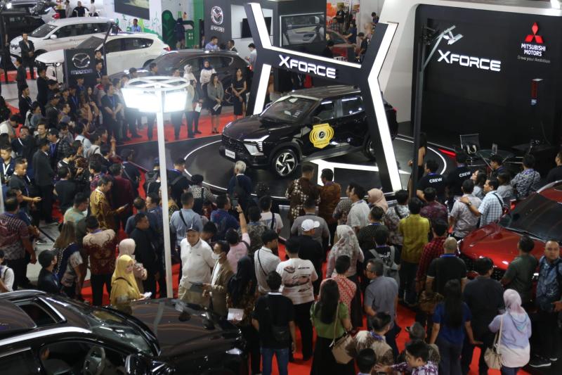 GIIAS 2023 Semarang: Mitsubishi XForce Menggeliat, Puncak Keramaian Berlangsung di 2 Hari Terakhir