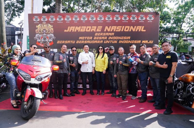 Pesan Bamsoet Pada Jamnas Motor Besar Indonesia di Bandung, Sukseskan Pesta Demokrasi 2024 Tanpa Korban
