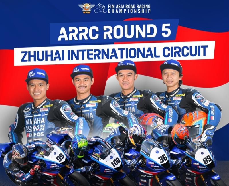 Pembalap Yamaha Racing Indonesia Optimis Raih Poin Maksimal di ARRC 2023 Zhuhai, China