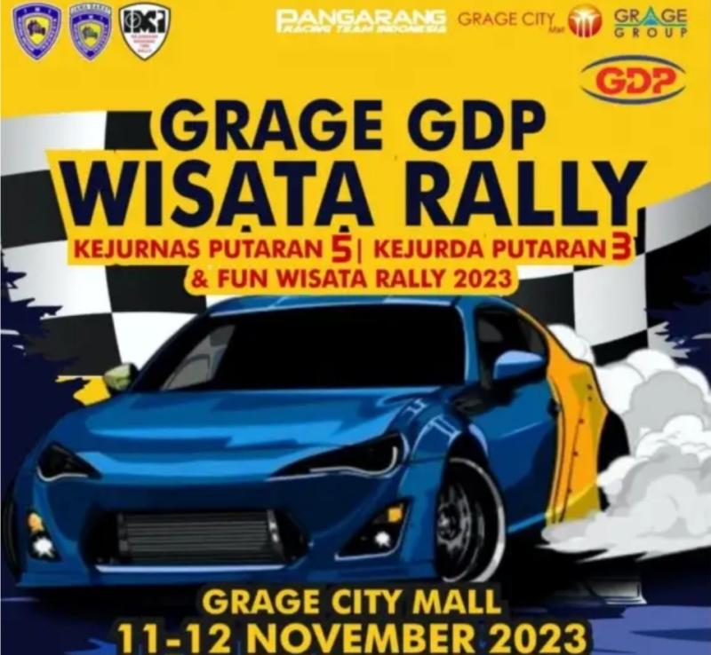 5 Tim Terbaik Berebut Gelar di Final Kejurnas Grage GDP Wisata Rally 2023 di Cirebon Jawa Barat Akhir Pekan Ini