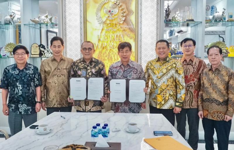 Ketua MPR RI Bamsoet mendukung kerjasama Perusahaan Indonesia dan Korea Produksi Motor Listrik Dalam Negeri