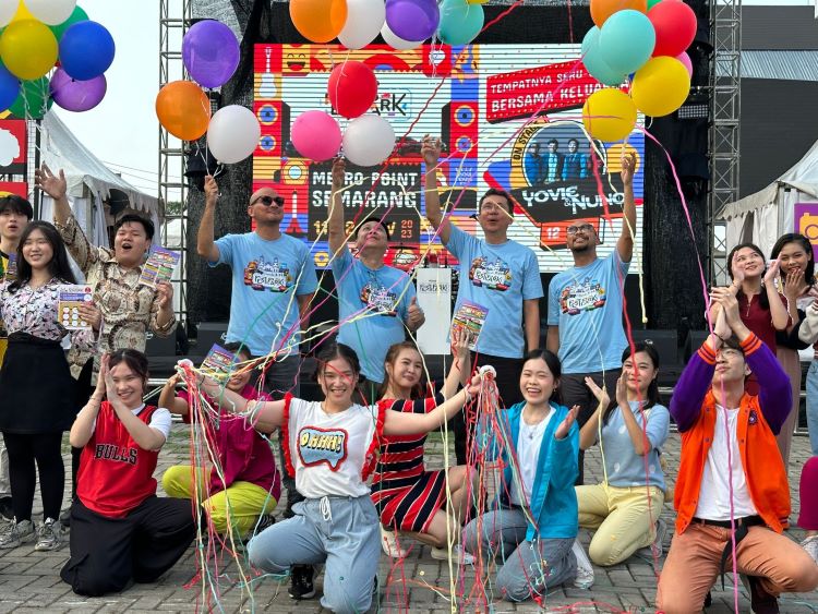 Petinggi Honda dan kaum milenial merayakan keseruan Honda Festipark-Semarang
