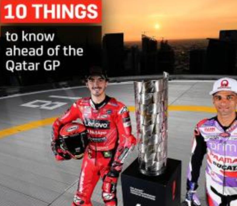 Francesco Bagnaia dan Jorge Martin jelang main race GP Qatar, perebutan gelar dan uang besar di akhir musim. (Foto: motogp)