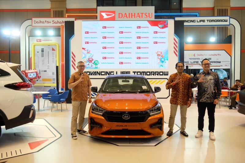 Booth Daihatsu di GIIAS 2023 Bandung, Jawa Barat.