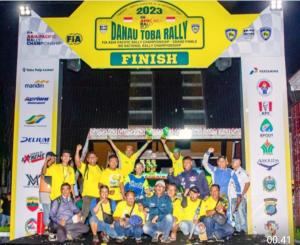 Danau Toba Rally 2023 : H Andy Surya Santosa Berhasil Memboyong Juara Nasional Group R, Ada Peran Subhan Aksa