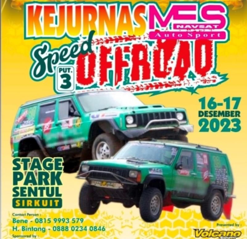 Kejurnas Speed Offroad 2023 seri 3 siap digelar di Stage Park Sentul Bogor