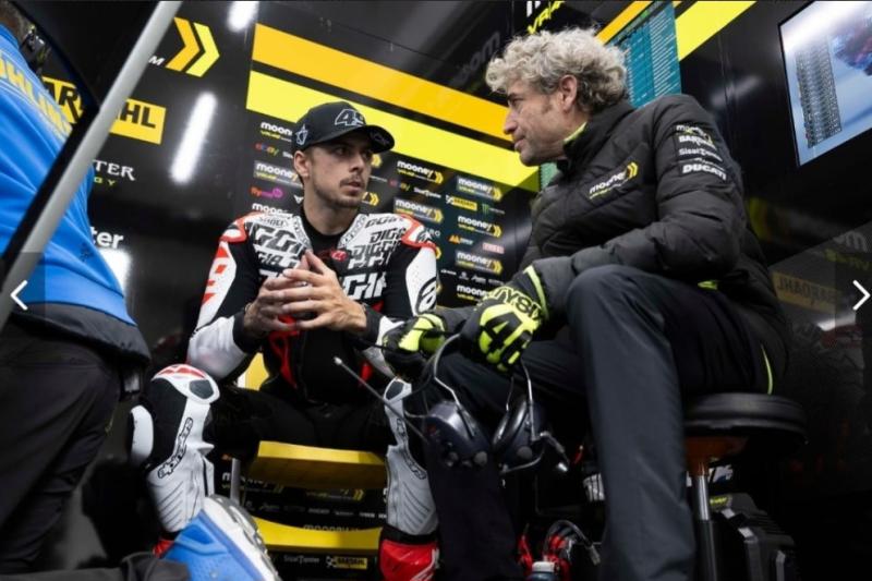  Fabio Di Giannantonio dan coachnya, bangga bisa bergabung dengan Pertamina Lubricant  VR46 MotoGP Team