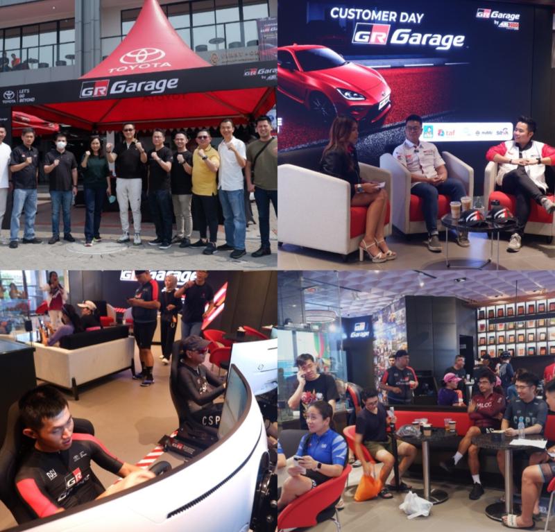Suasana GR Garage Auto2000, tempat kongkow baru bernuansa motorsport di kawasan PIK 2 Jakarta Utara diperkenalkan kepada AutoFamily