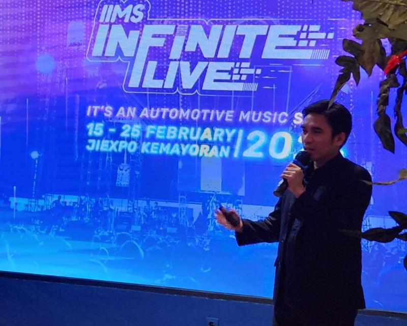 Rudi MF dalam acara Gathering Media IIMS 2024 di Jakarta Selatan. (foto : karim).