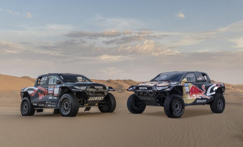 GR DKR Hilux Evo T1U andalan Toyota Gazoo Racing ke Dakar 2024. (Foto: toyota)