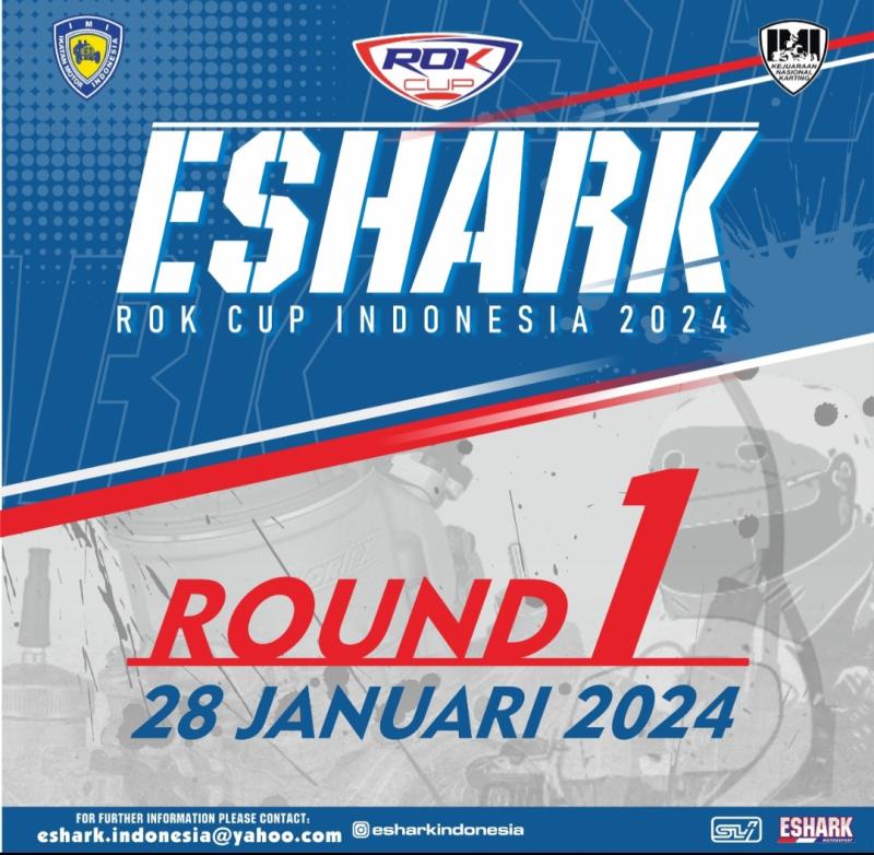Kejurnas Gokart Eshark Rok Cup Indonesia 2024 round 1 digelar di Sentul International Karting Circuit Bogor, Minggu (28/1/2024) akhir pekan ini