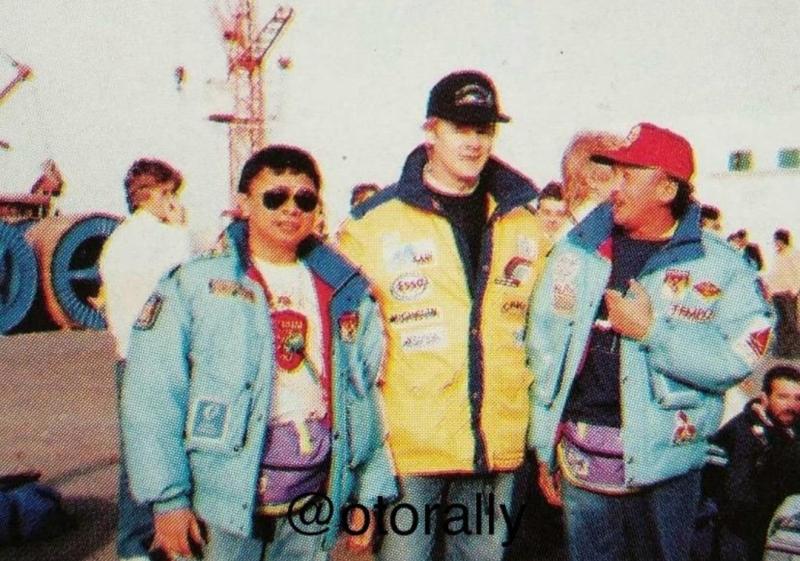  Kenangan Dali Sofari, Ari Vatanen, dan H. Tinton Soeprapto di ajang rally legendaris dan menantang Rally Paris-Dakar pada 1990. (foto : dok otorally) 