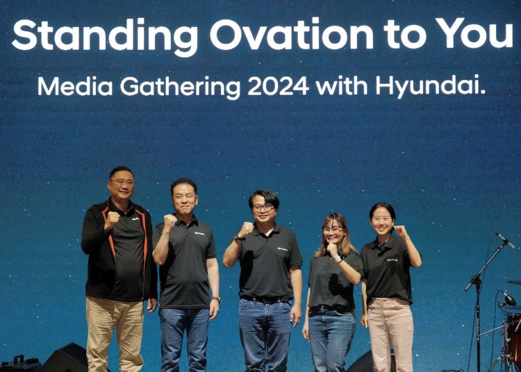Manajemen PT Hyundai Motor Indonesia Standing Ovation to You Media Gathering 2024 with Hyundai di Jakarta hari ini