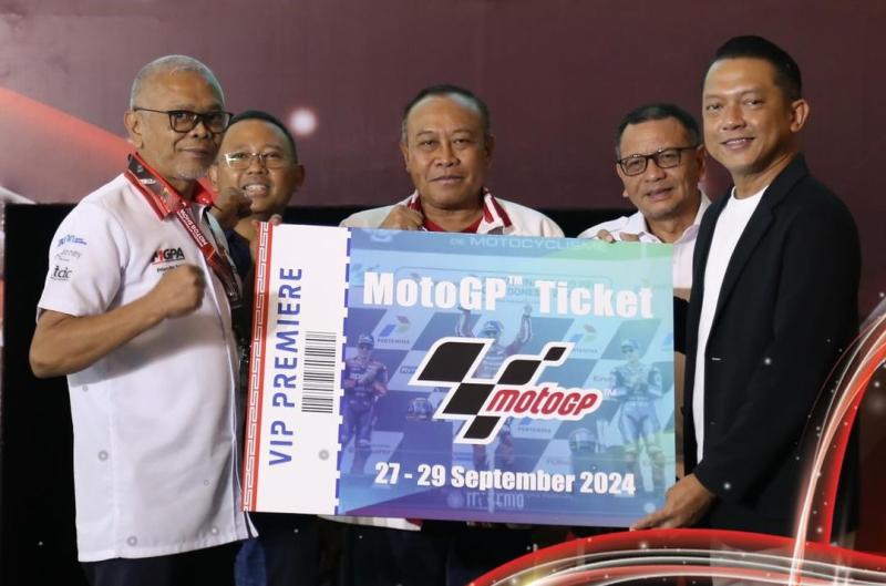 Pre-Booking Tiket MotoGP dan ARRC 2024 Mandalika Dibuka, Diresmikan Pj Gubernur NTB Lalu Gita Ariadi di IIMS 2024