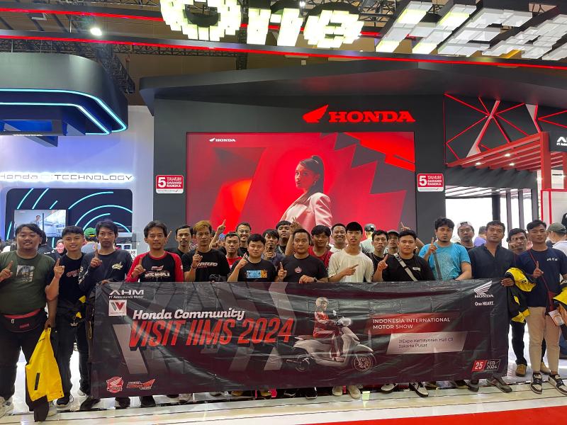 Guyub di IIMS 2024, PT Wahana Makmur Sejati Satukan Komunitas Motor Honda