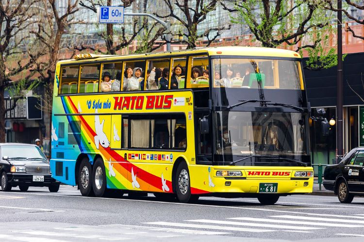 Model bus double-decker Mitsubishi Fuso di beberapa negara Asia
