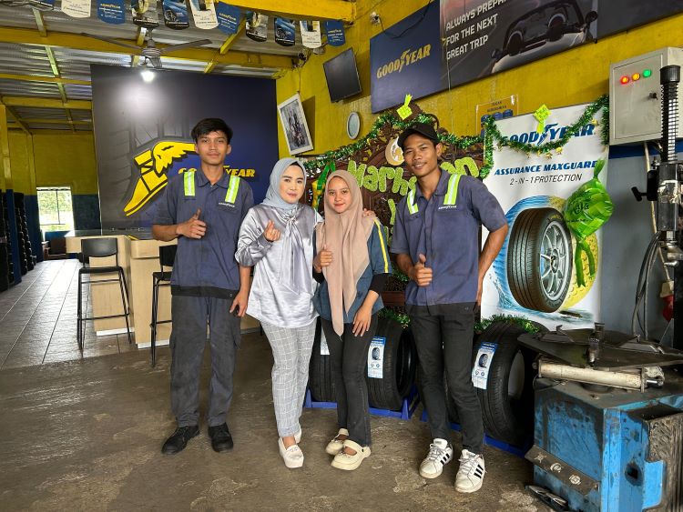 Goodyear Autocare Bakti Jaya Subang yang menjalankan program tukar tamba ban segala merek