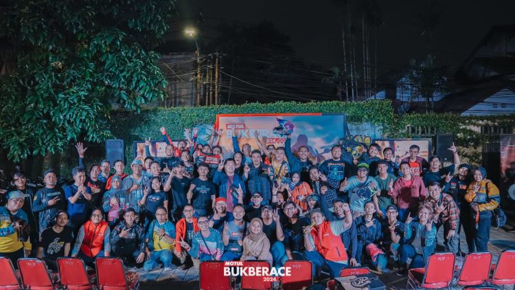 Keseruan Motul Buberace 2024 bersama sejumlah bikers Indonesia