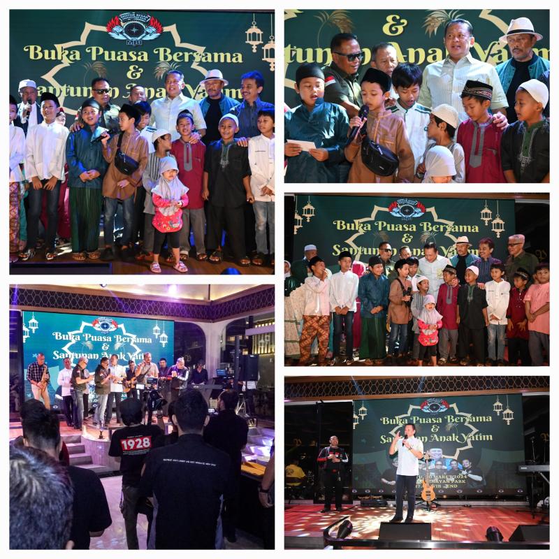 Bukber dengan anak yatim dan Komunitas Motor Besar Indonesia, Bamsoet ajak perkuat Ikatan Kebangsaan pasca Pemilu 2024
