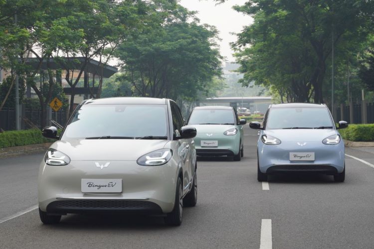 Deretan mobil listik anyar Wuling BinguoEV yang digandrungi masyarakat