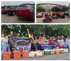  Komunitas Mobil Mazda CX5 Nusantara Turun ke Jalan Bagi Bagi Takjil Lintas Chapter di Cikarang Bekasi
