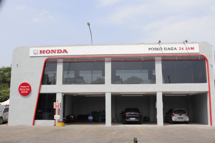 Posko Siaga Honda yang siap melayani konsumen saat mudik 2024