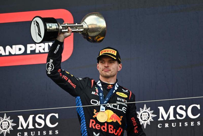 Max Verstappen (Belanda/Red Bull Racing) di GP Jepang, indikasi kuat mendapuk gelar dunia 2024. (Foto:cgtn) 
