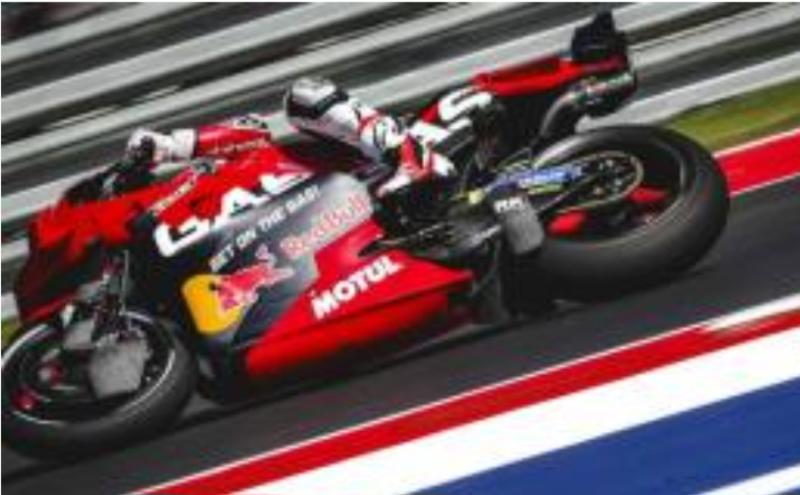 Pedro Acosta (Spanyol/Tech3 GasGas), pelajaran dari sprint race menjadi bekal di sesi balap utama GP AS nanti. (Foto: bikesportnews)