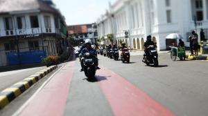 Sambangi Tempat Bersejarah, Wahana Makmur Sejati Ajak Media City Touring Pakai Honda Stylo 