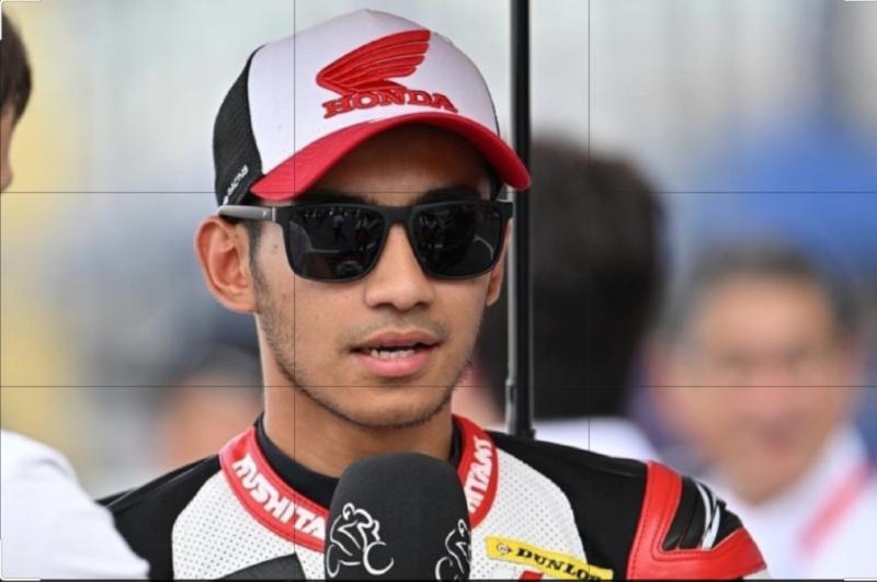 Andi Gilang dari ART Yogyakarta, juara Kelas OP1 Expert race 1 OnePrix 2024 di Ratona Motorsport Circuit Palopo, Sulawesi Selatan