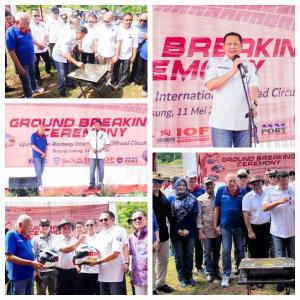 Bamsoet Lakukan Peletakan Batu Pertama Pembangunan Sirkuit Off Road Ujung Kulon Raceway Banten, Untuk Motor dan Mobil